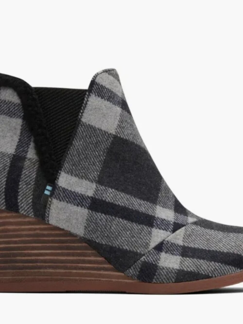 TOMS Kelsey Wedge Booties NWT Size 7